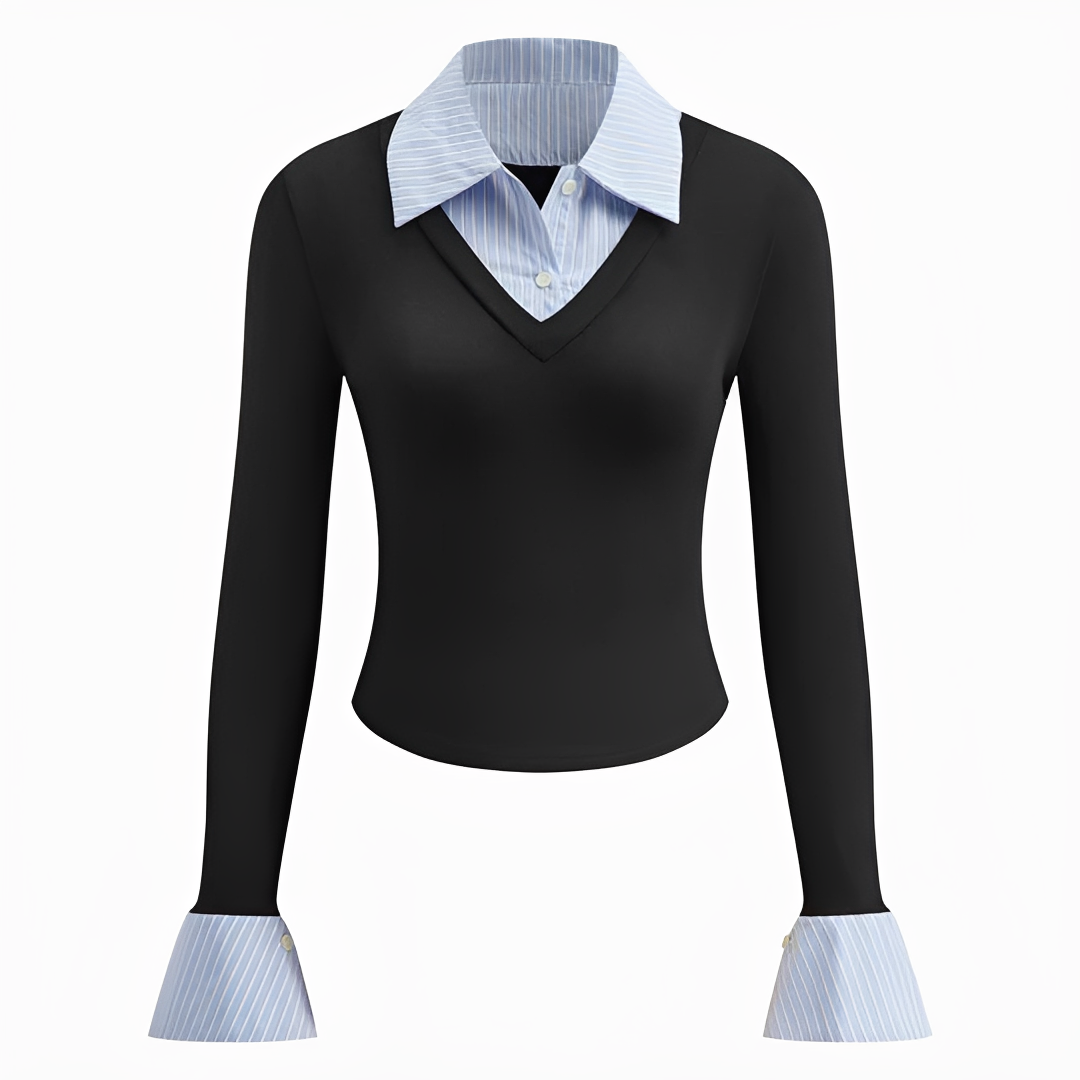 Venedita - Blusa Cómoda de Manga Larga
