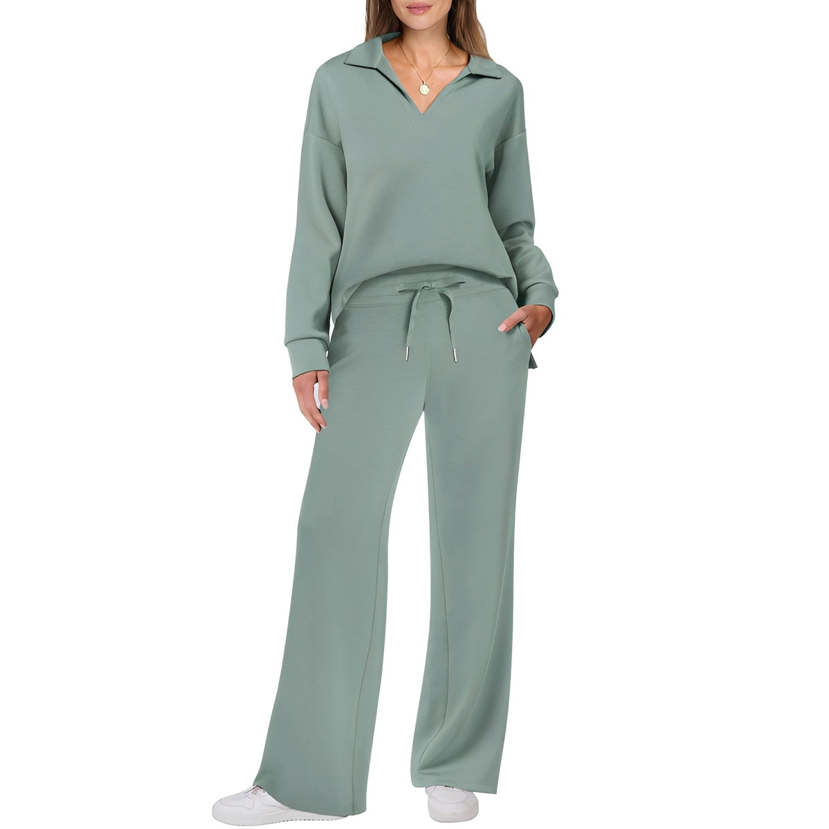 Carmena - Set de pantalones confortable y acogedor