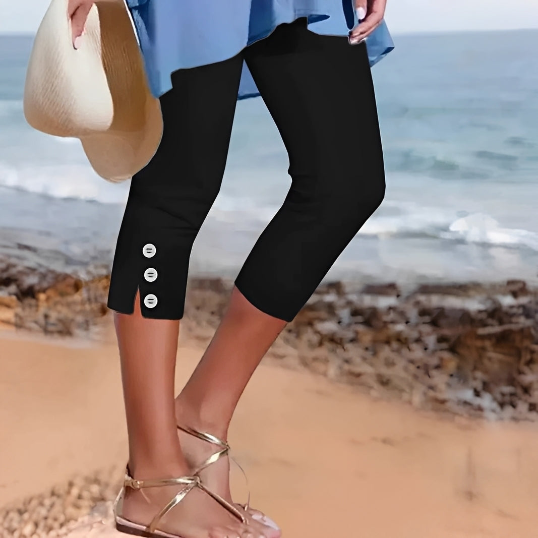 Catrin - Pantalones Recortados Elegantes