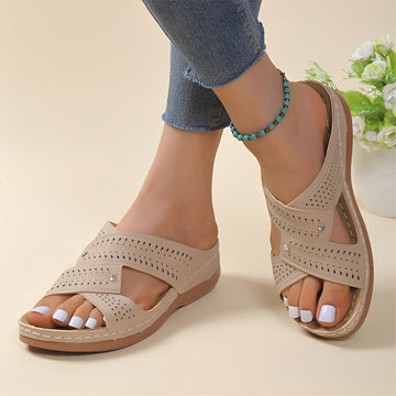Rhonda - Sandalias Elegantes con Correas Cruzadas