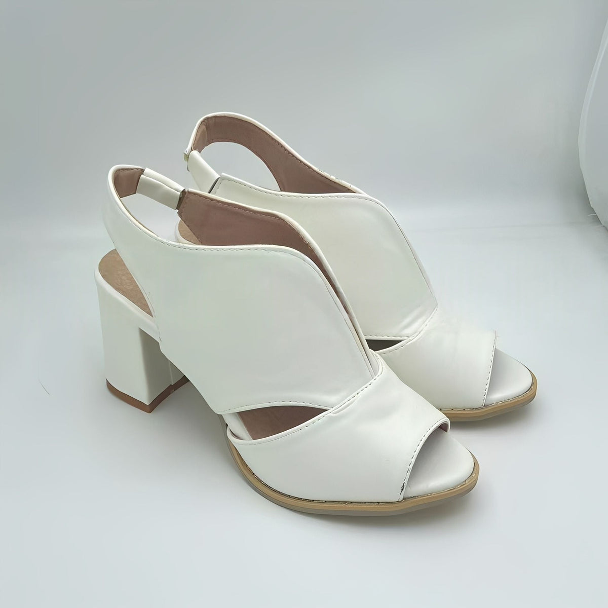 Anita - Sandalias Elegantes con Punta Abierta