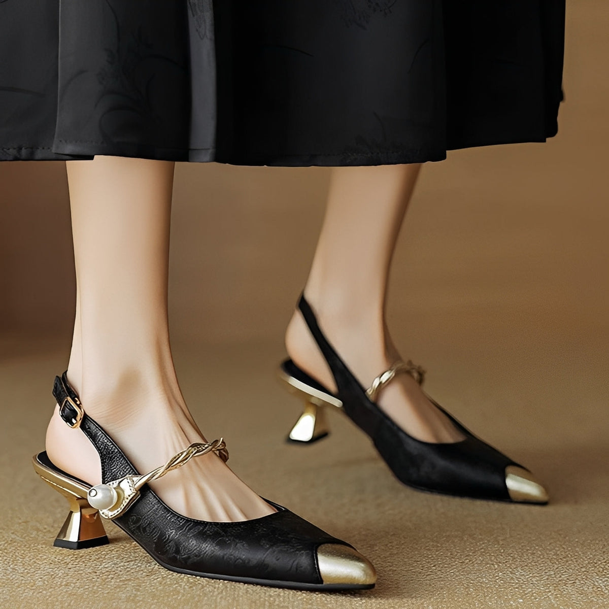 Maddie - Sandalias elegantes con tacón stiletto para damas