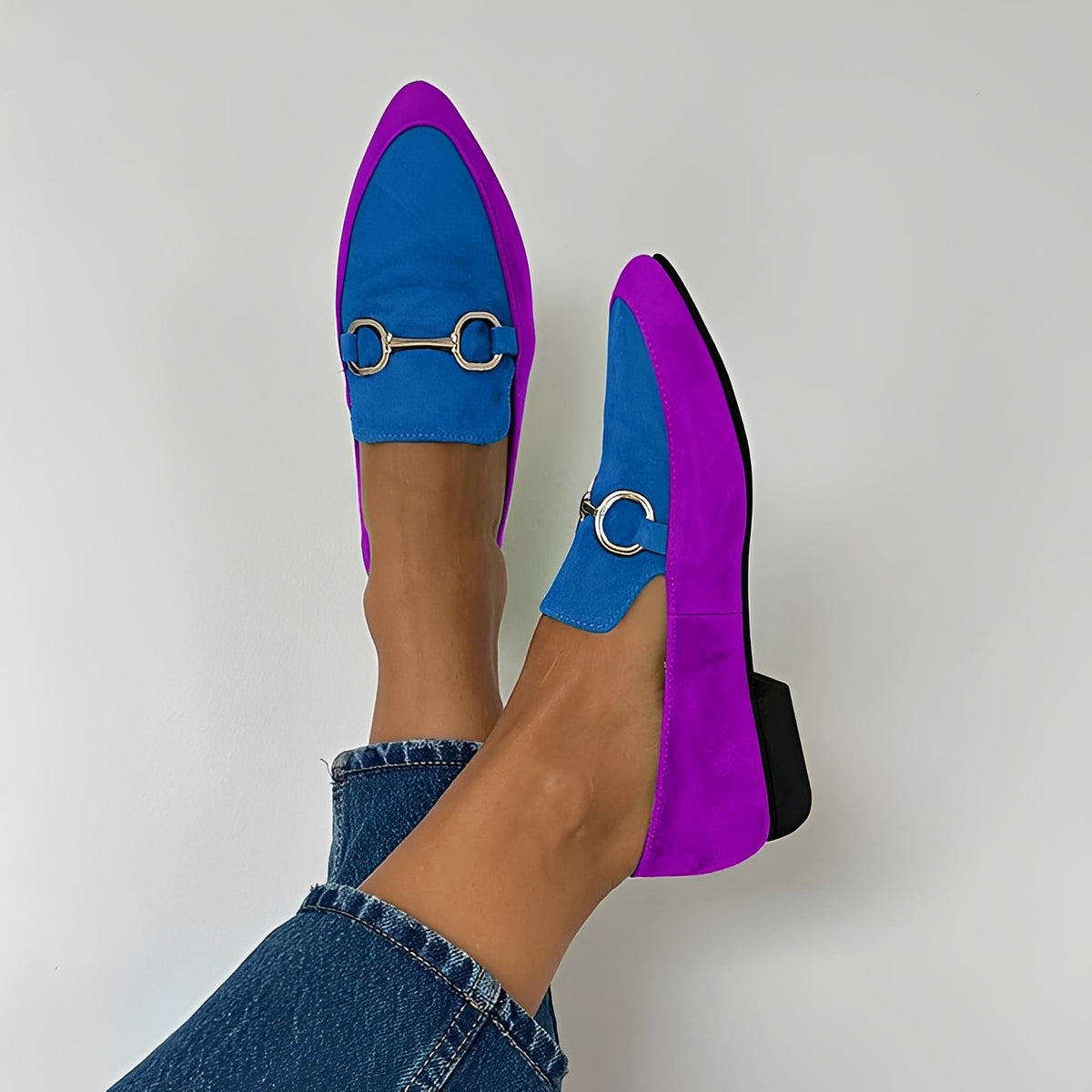 Vinnie - Mocasines Coloridos y Elegantes con Punta