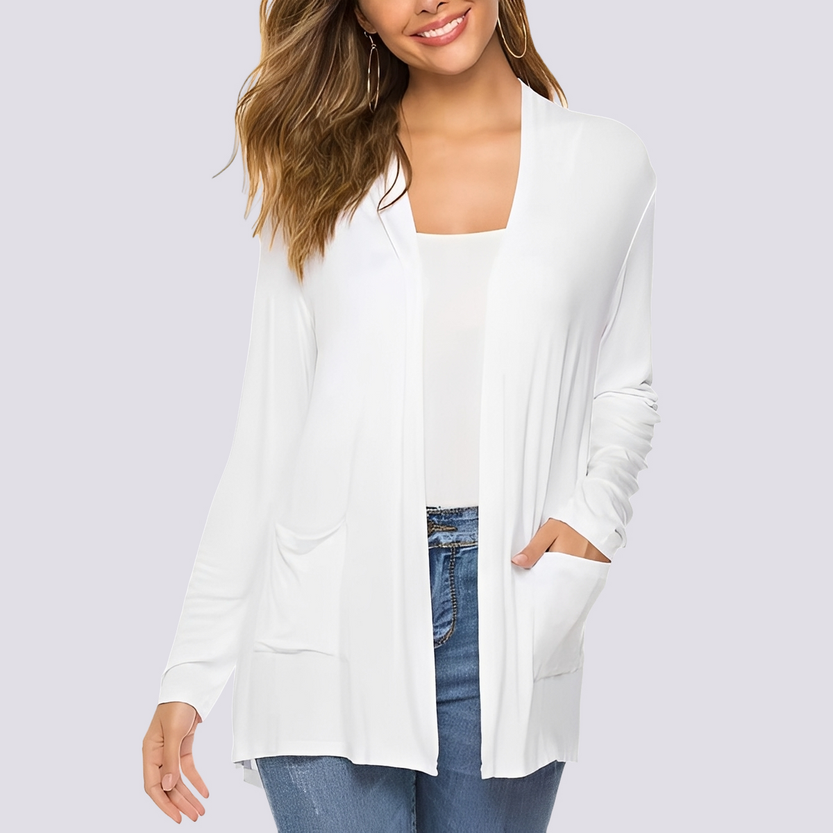 Bertha - Chaqueta Casual de Manga Larga