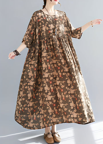 Mariam - Elegante vestido holgado con dobladillo ancho para damas