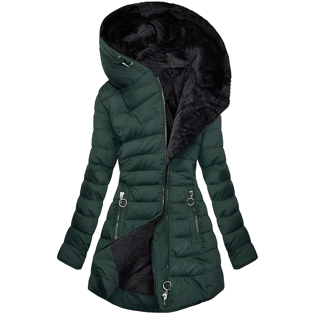 Jasmine - Chaqueta con capucha moderna