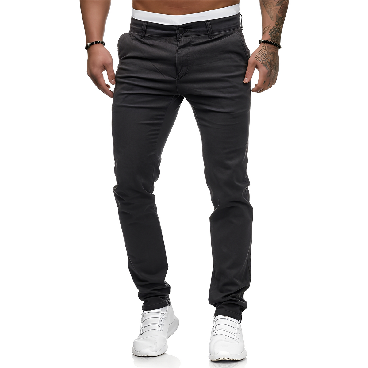 Colby - Pantalones confortables de corte ajustado