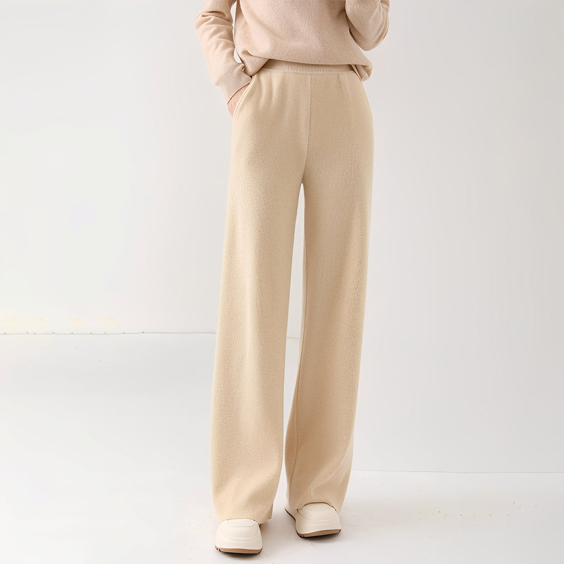 Jamie - Pantalones Formales de Cintura Alta