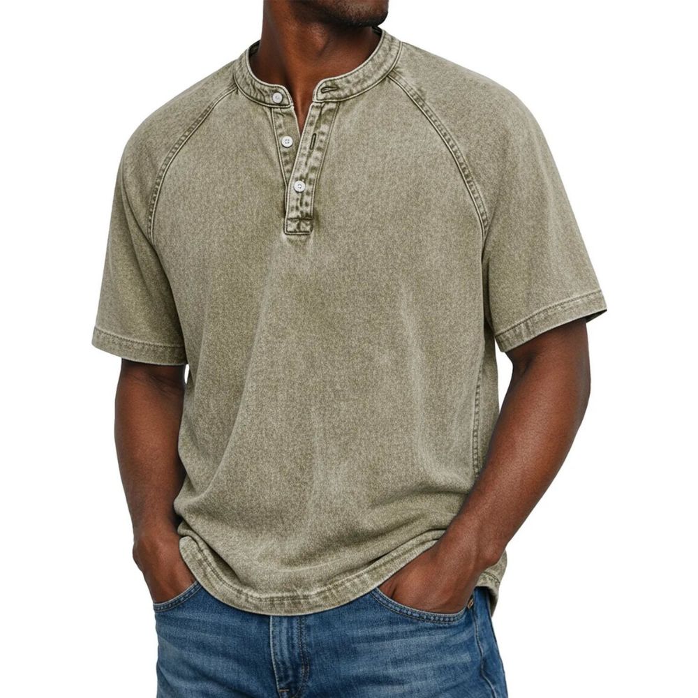 Austin - Camisa Suelta Lavada