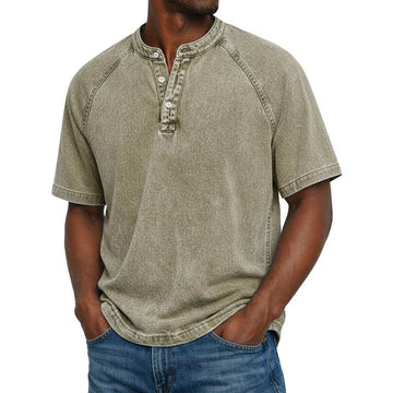 Austin - Camisa Suelta Lavada