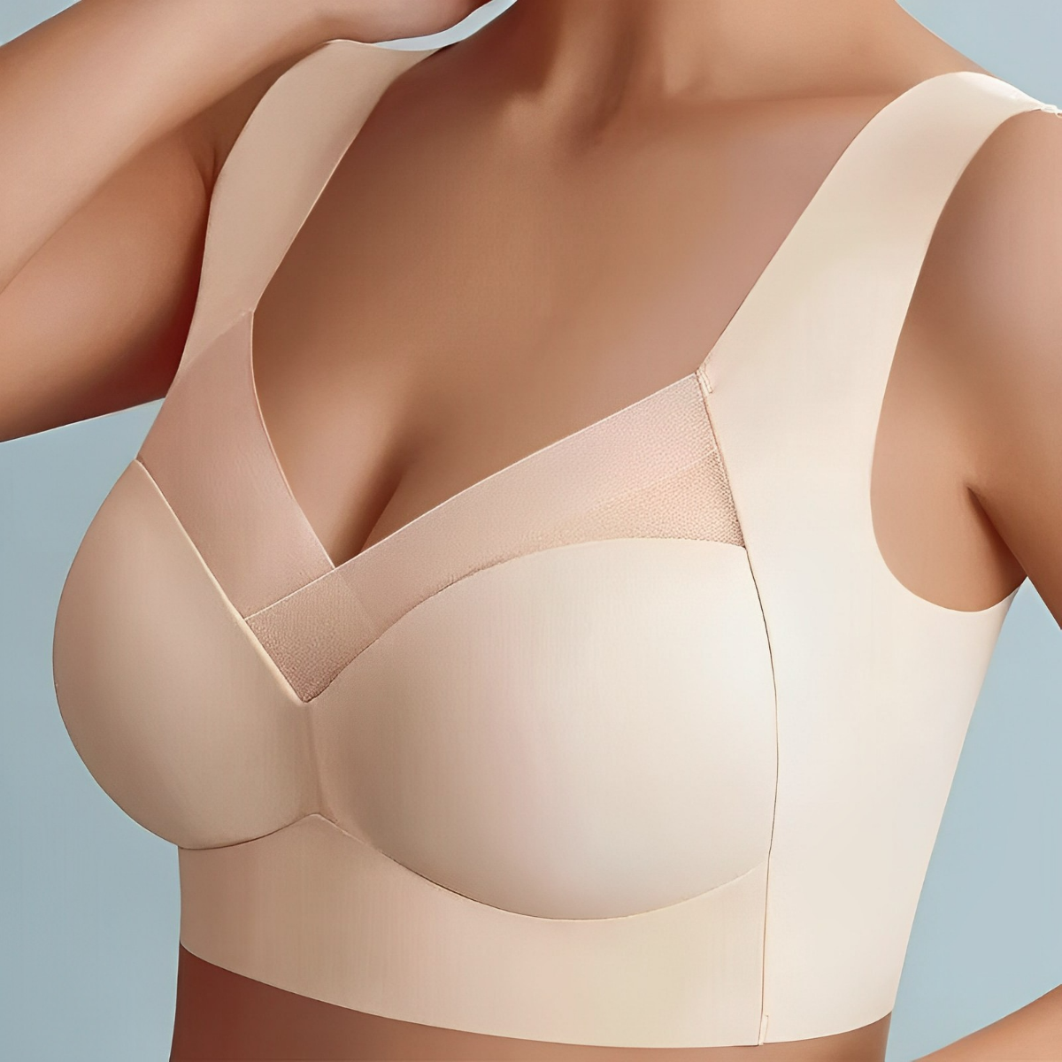 Sigrid - Sujetador sin costuras y cómodo para mujer, 1+1