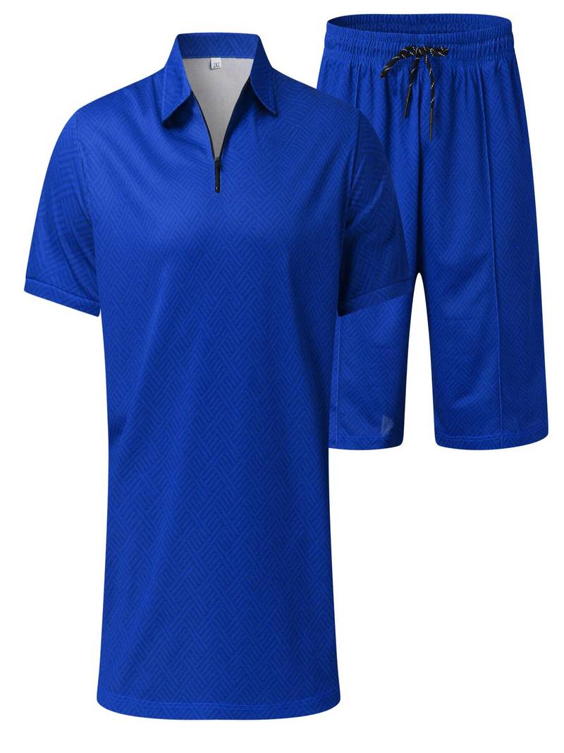 Theodore - Conjunto de 2 piezas para hombres, confort casual