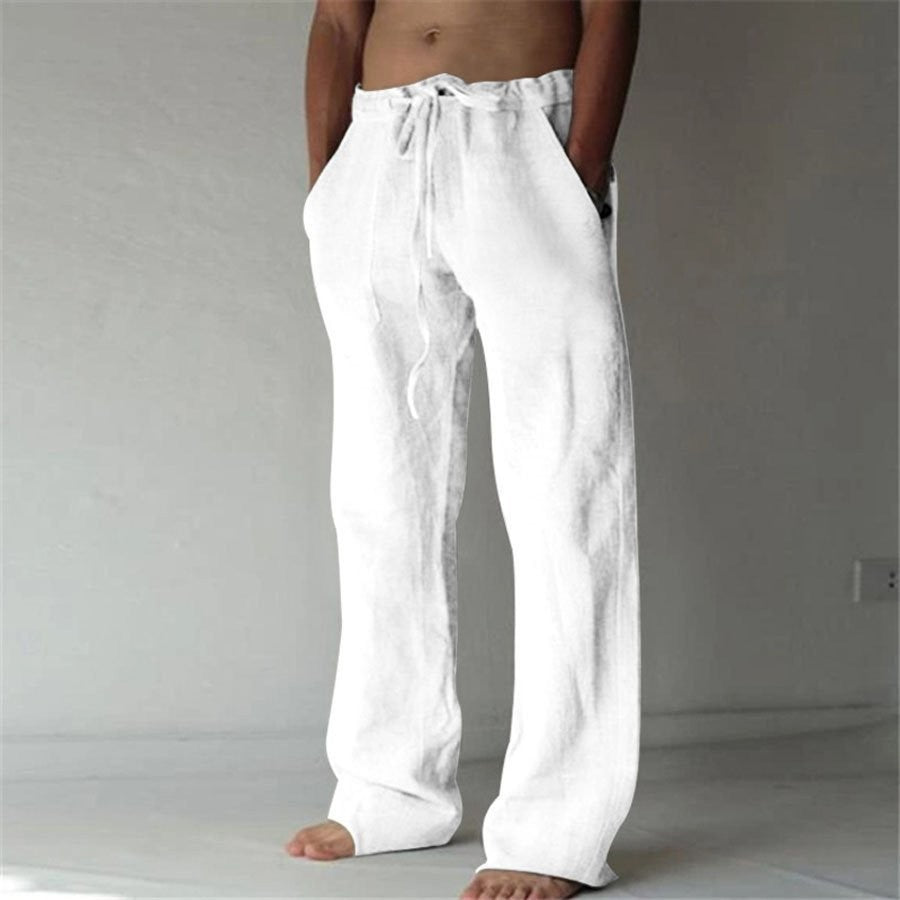 Anton - Pantalones Casual Lisos para Hombre