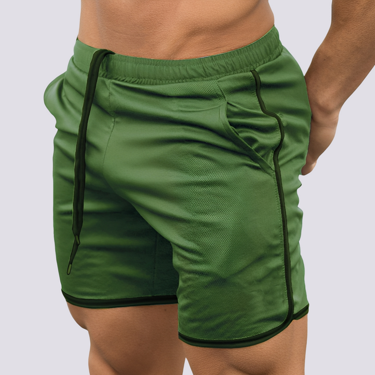 Marco - Pantalones cortos deportivos elegantes, de secado rápido para hombres