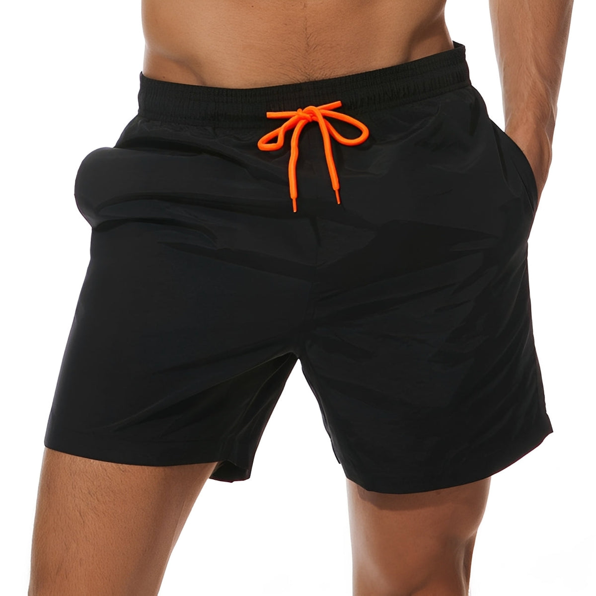 Aaron - Pantalones cortos de baño casuales, de secado rápido para hombres