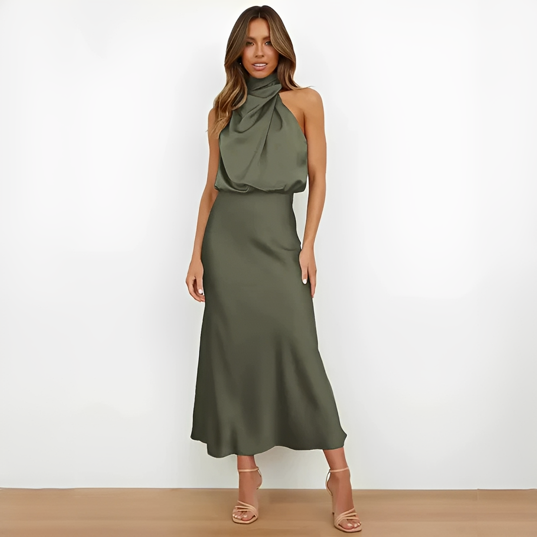 Malaika - Vestido midi elegante