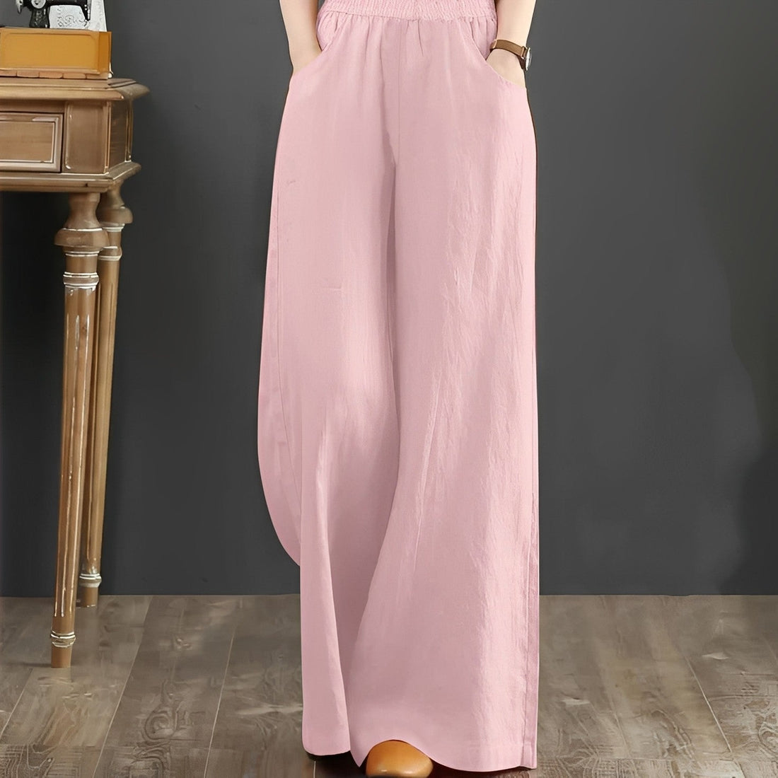 Dorothy - Pantalones cómodos de pierna ancha para damas