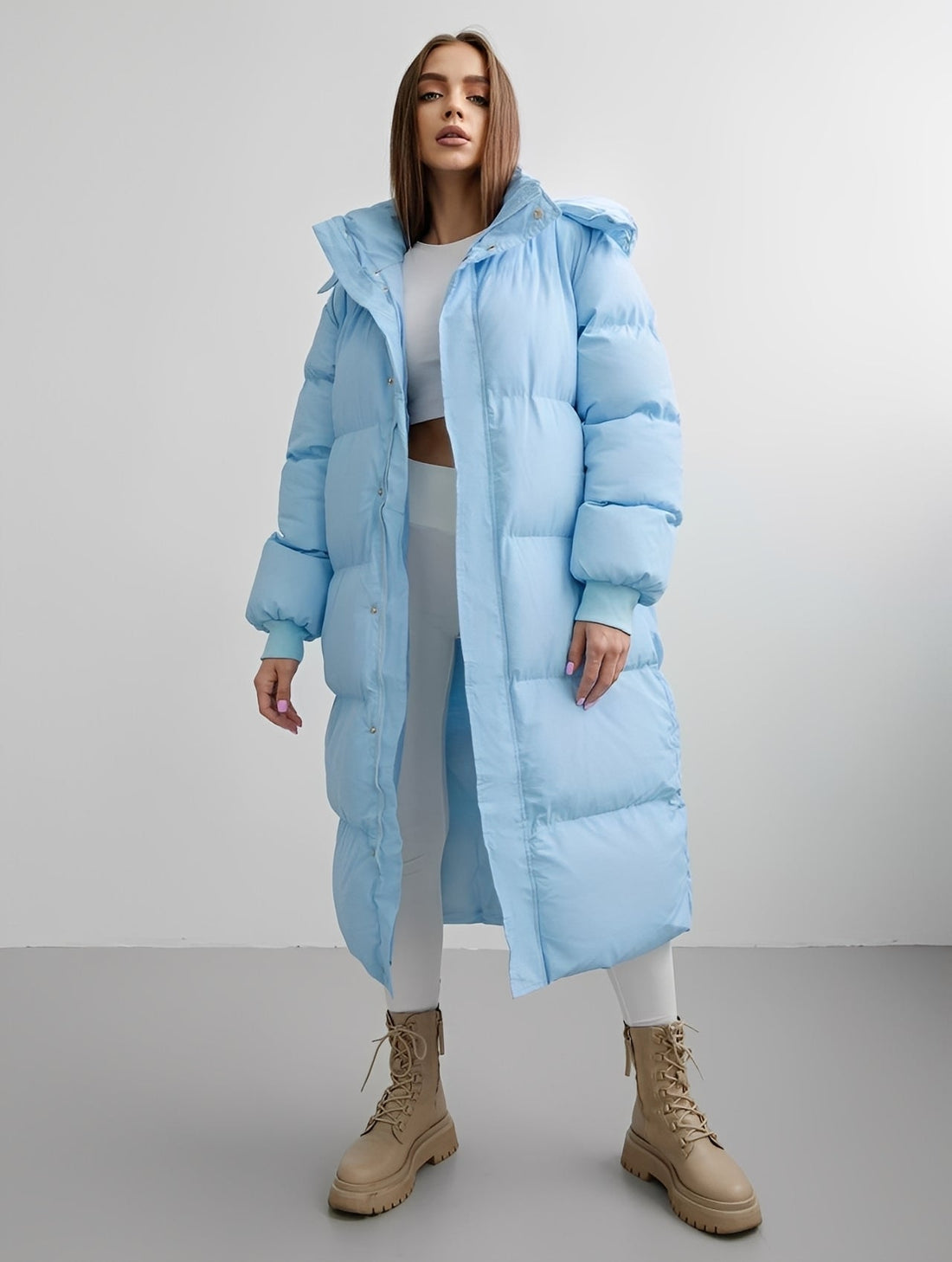 Eloise - Abrigo moderno, ligero, con capucha para mujeres