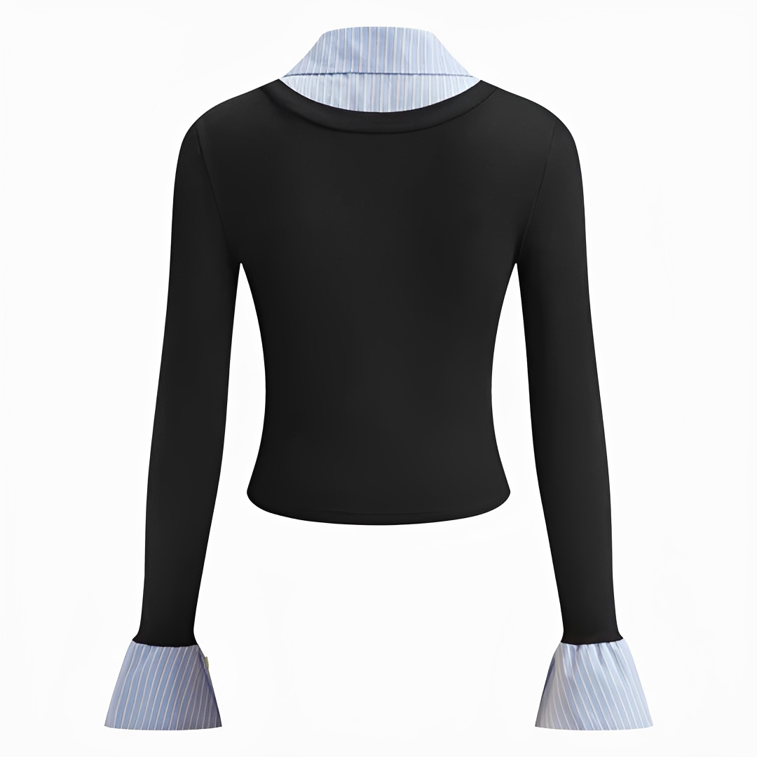 Venedita - Blusa Cómoda de Manga Larga