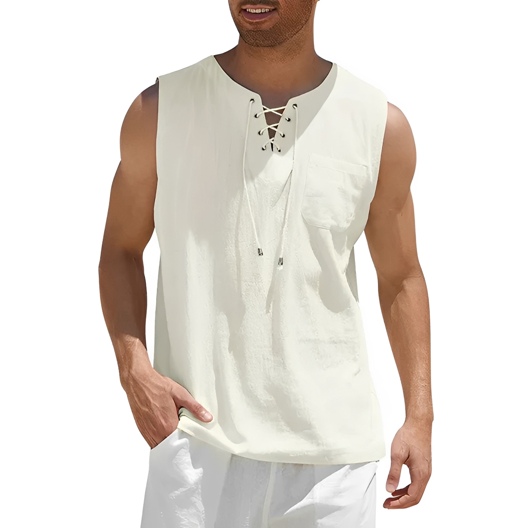Junziem - Camisa de verano ligera y moderna para hombre