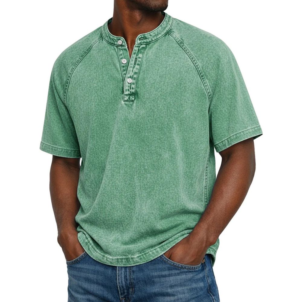 Austin - Camisa Suelta Lavada