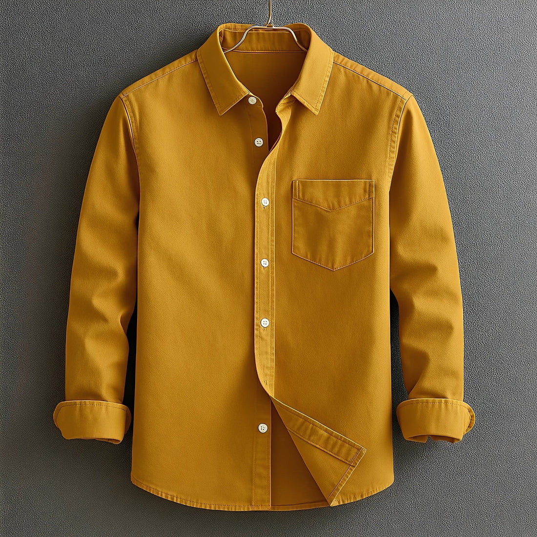 Barton - Camisa Formal de Manga Larga