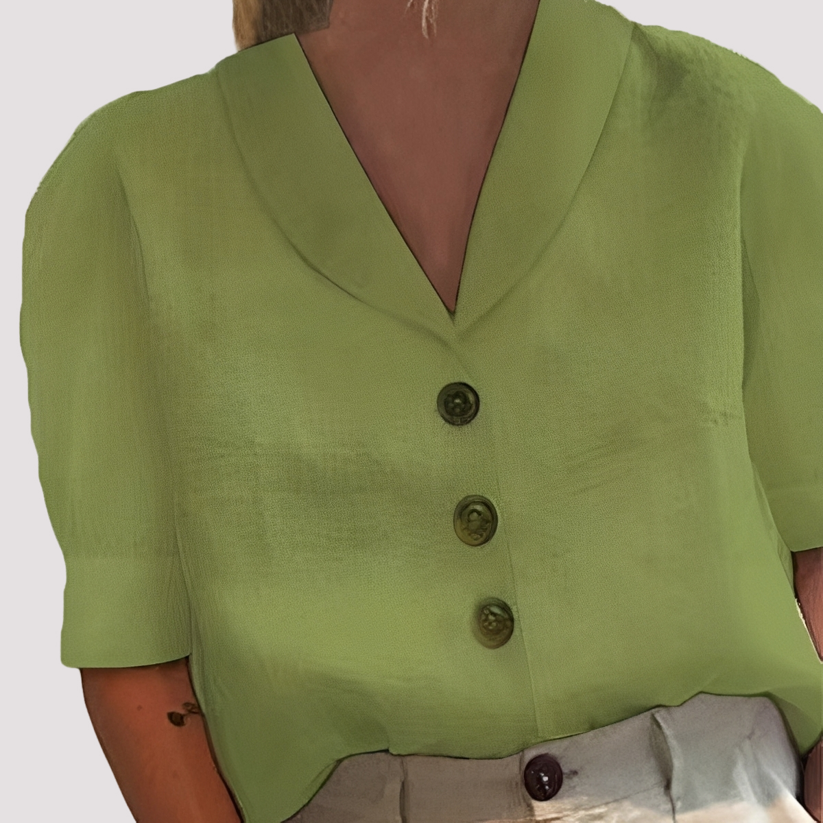Mariyah - Blusa de Cuello en V