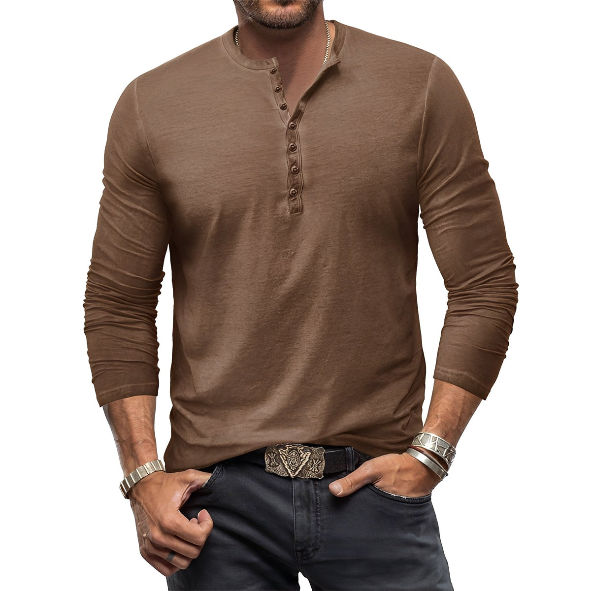 Ronan – Camisa para hombre – Clásica y cómoda