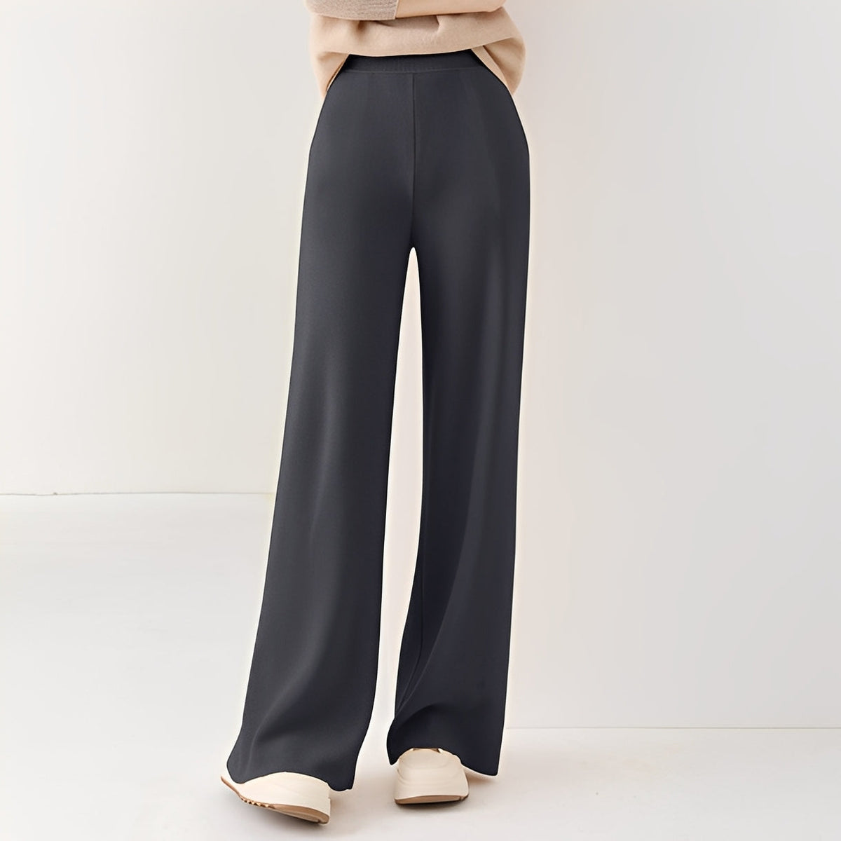 Jamie - Pantalones Formales de Cintura Alta
