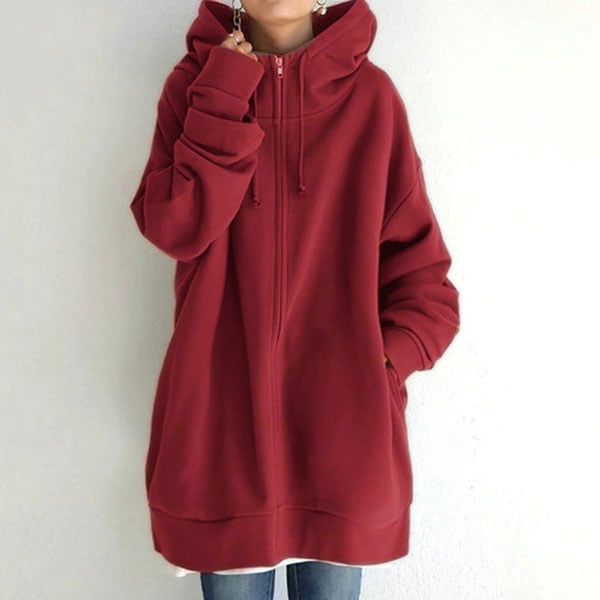 Charyy - Felpa con Zip a Medida para Confort Elegante