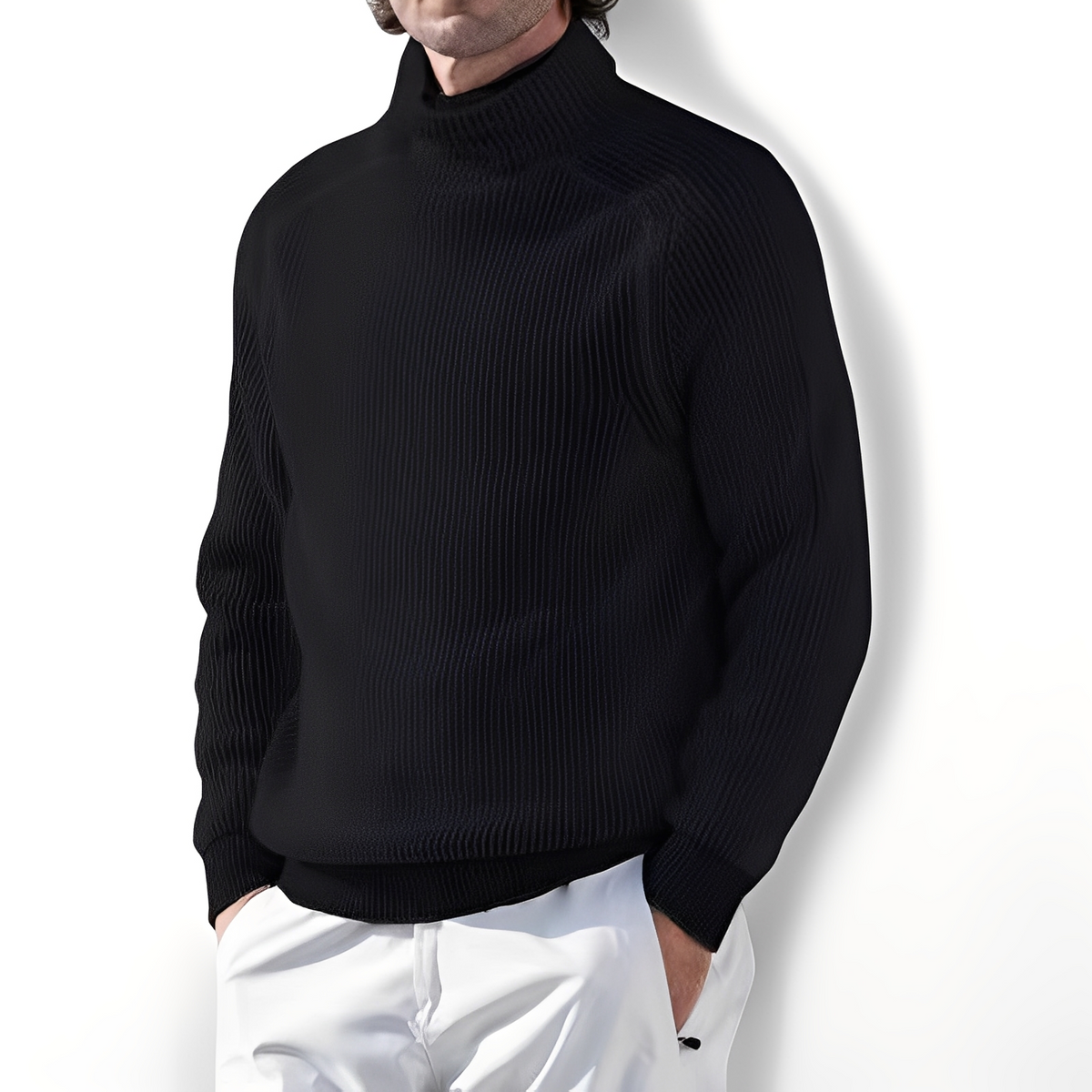 Jarrett - Suéter con cuello alto