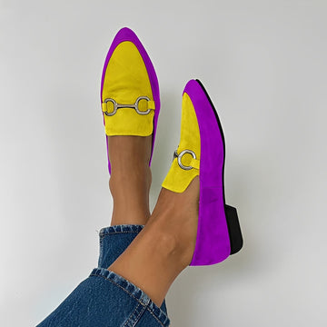 Vinnie - Mocasines Coloridos y Elegantes con Punta