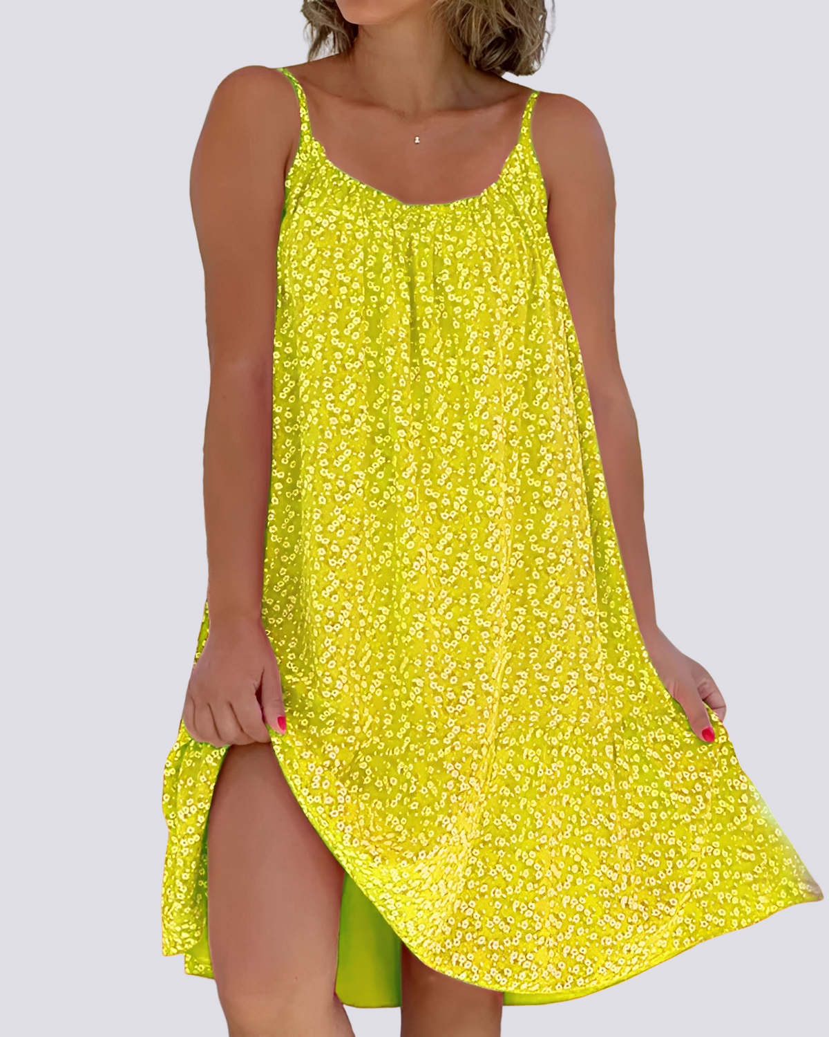 Alannah - Mini Vestido Floral Elegante