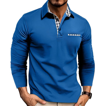 Rupert - Polo Elegante de Manga Larga para Hombre