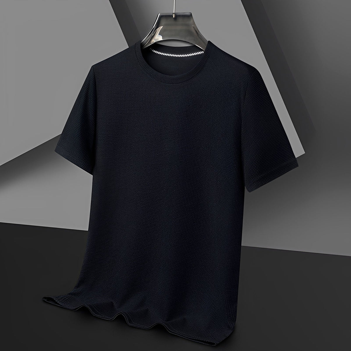 Jed - Camiseta de Waffle Casual