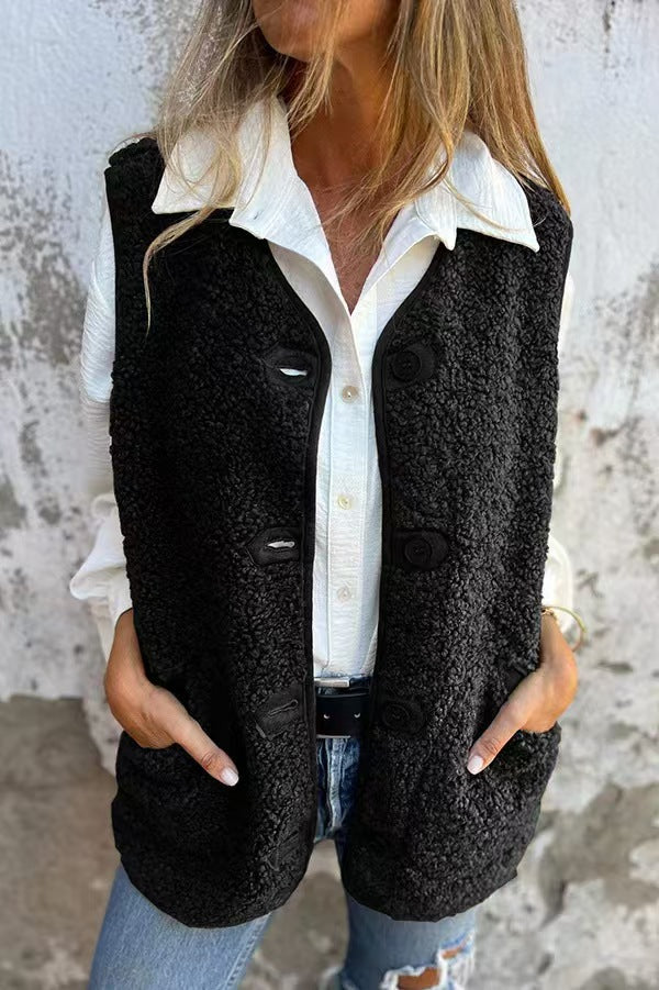 Gabrielle - Chaleco moderno de fleece y plumón para mujeres