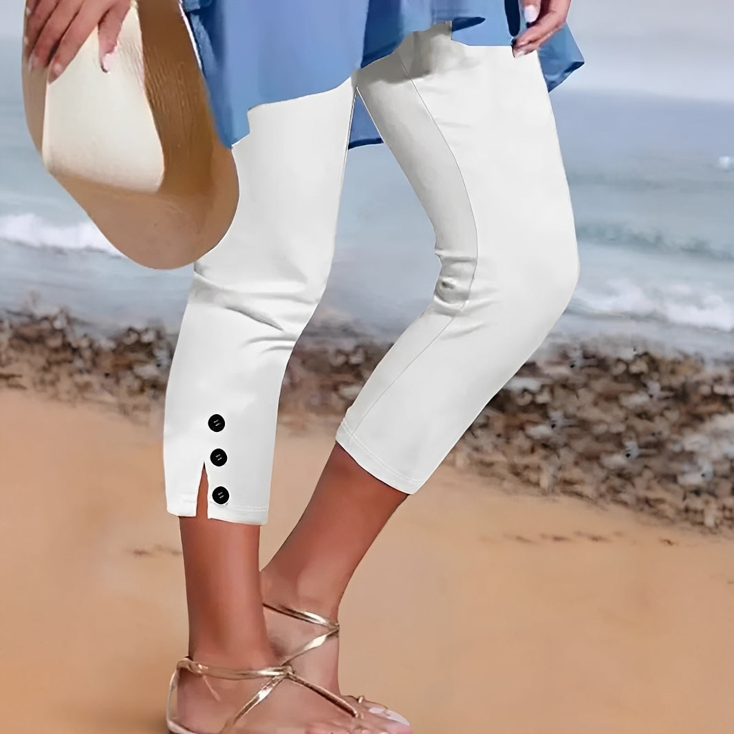Catrin - Pantalones Recortados Elegantes