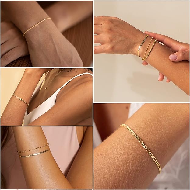Vernetta – Juego de pulseras elegantes