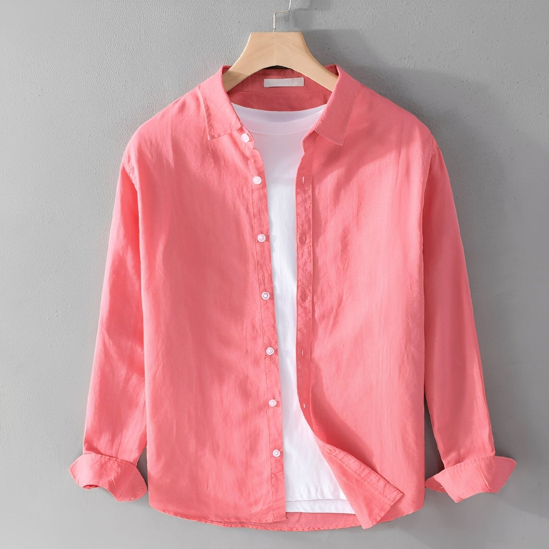 Rupert - Camisa Cómoda de Manga Larga