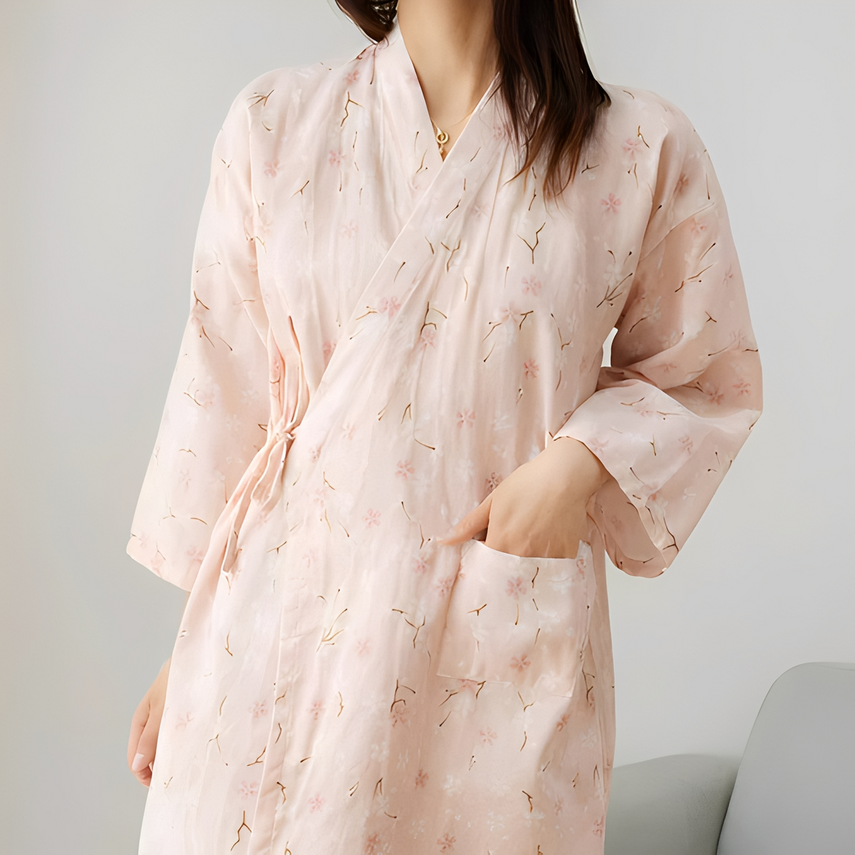 Renalyn - Vestido floral elegante para mujer