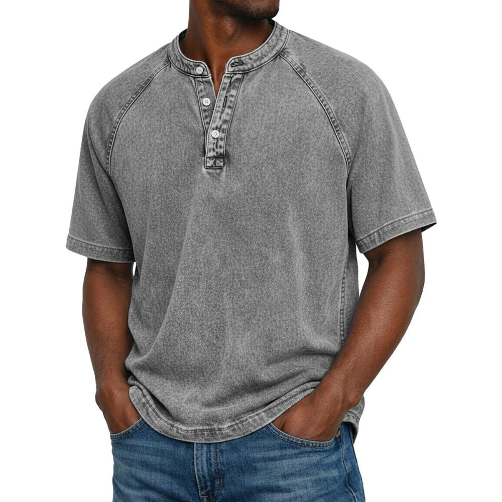 Austin - Camisa Suelta Lavada