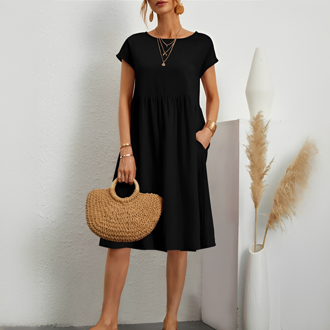 Evalyn - Vestido Midi Sofisticado