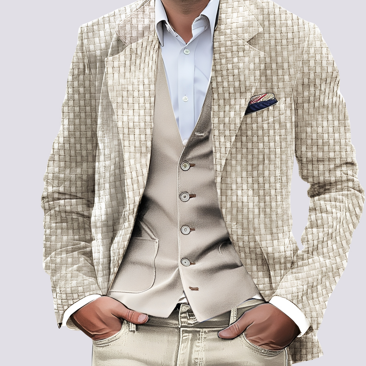 Tristan - Chaqueta de traje para hombres, para ocasiones especiales