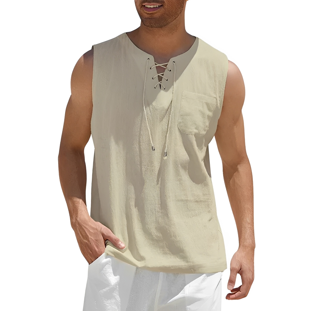 Junziem - Camisa de verano ligera y moderna para hombre