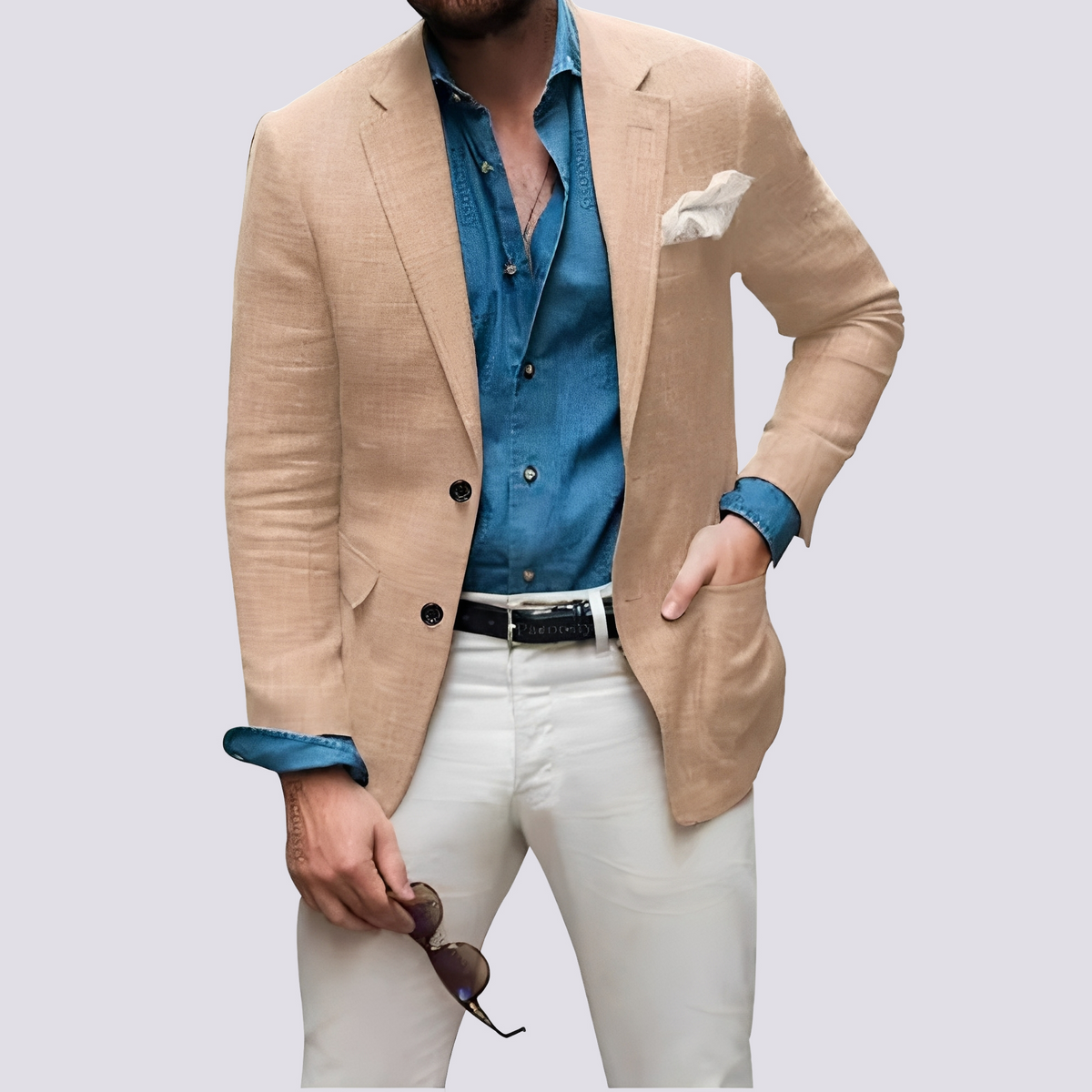 Glenn - Chaqueta elegante para hombres con botones