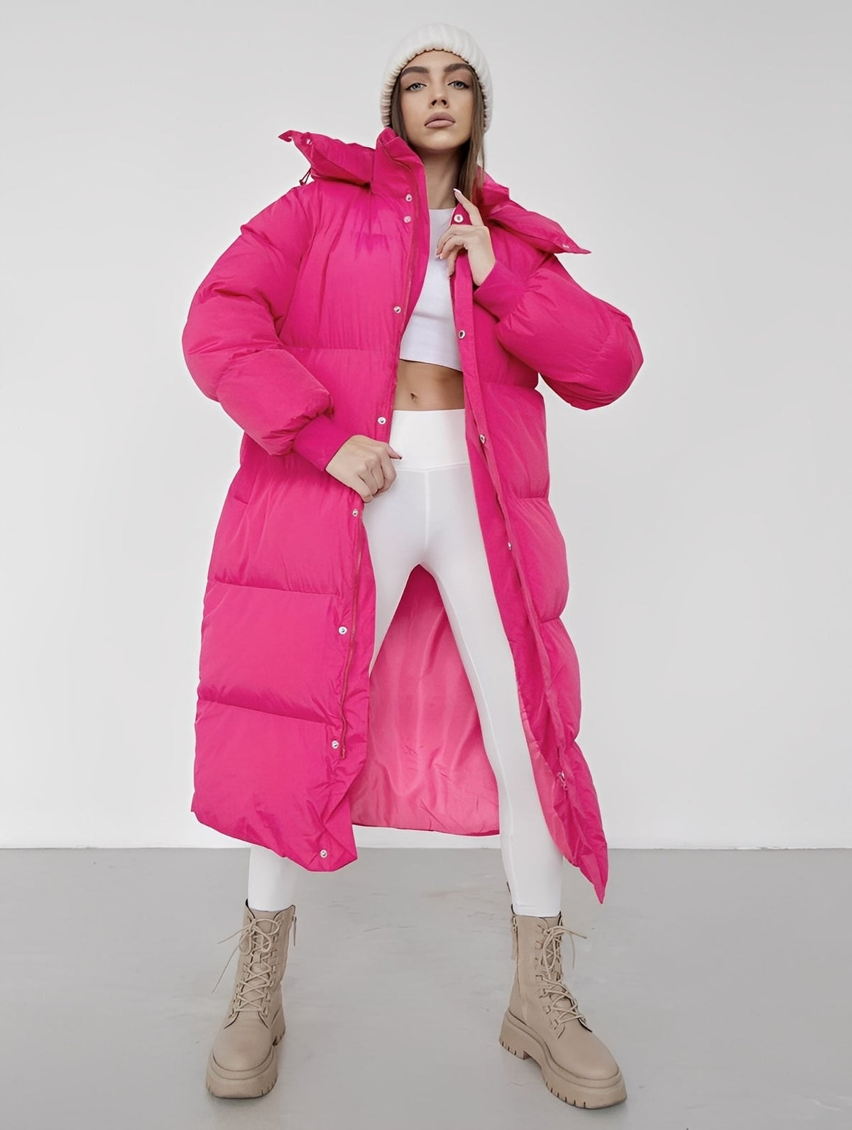 Eloise - Abrigo moderno, ligero, con capucha para mujeres