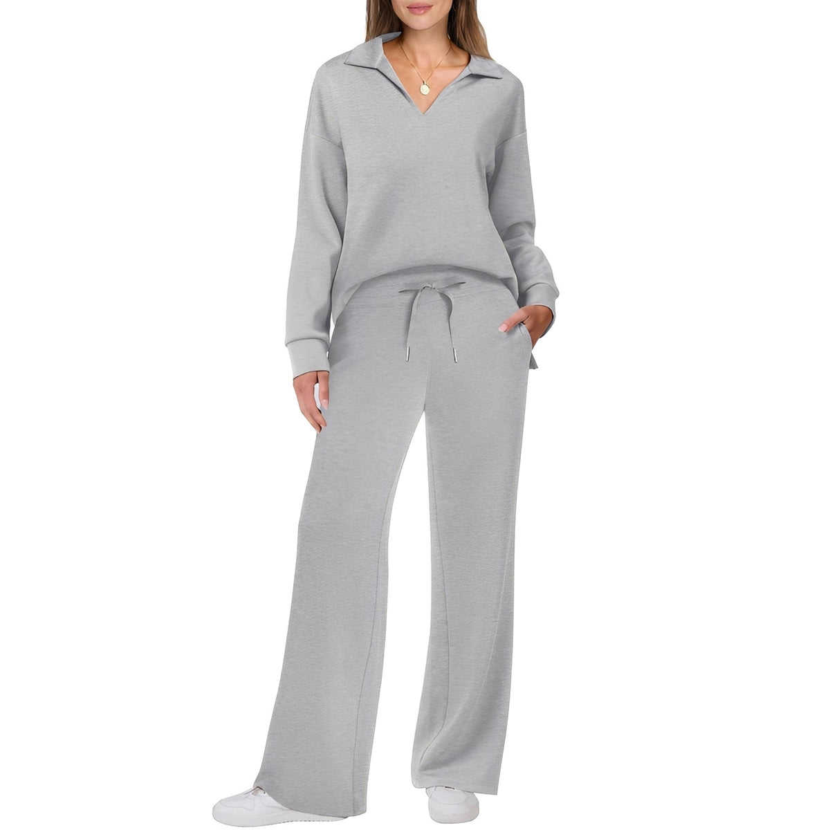 Carmena - Set de pantalones confortable y acogedor