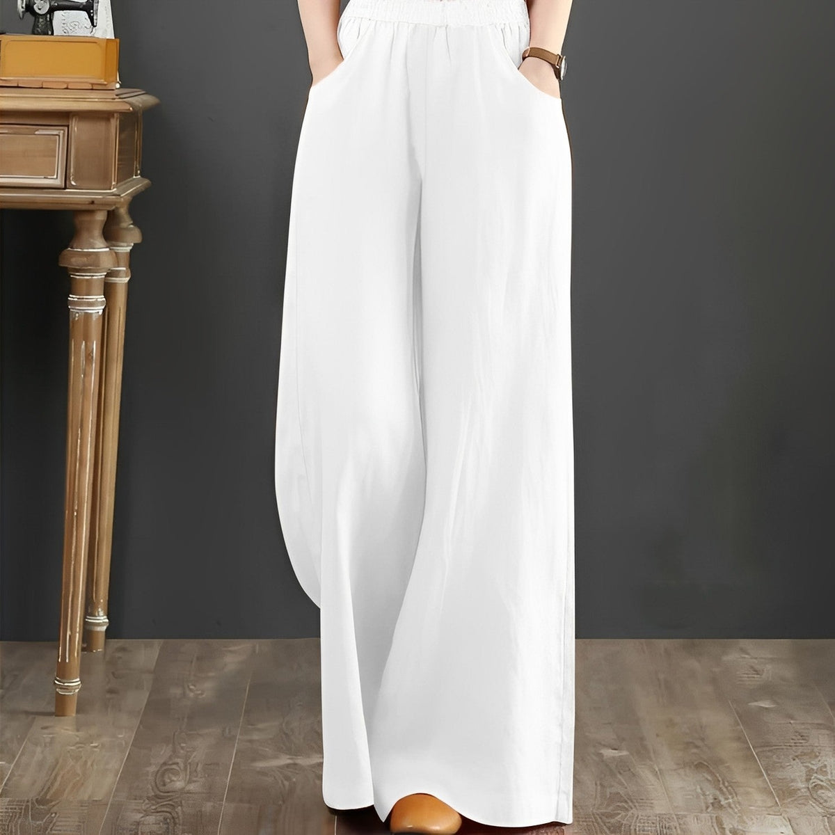 Dorothy - Pantalones cómodos de pierna ancha para damas