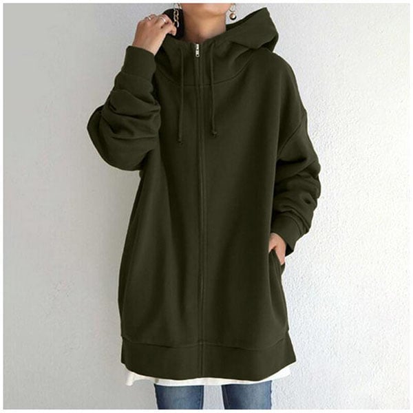 Charyy - Felpa con Zip a Medida para Confort Elegante