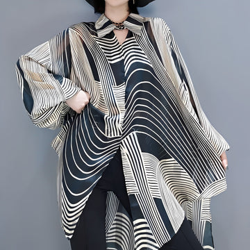 Jean - Blusa elegante de gasa para mujeres